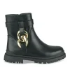 Bottines NOIR Fille Motif Chaîne Fermeture éclair