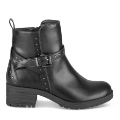 Bottines NOIR Fille Motif Clouté Fermeture éclair