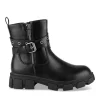 Bottines NOIR Fille Motif Clouté Fermeture éclair