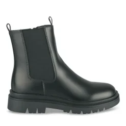 Bottines NOIR Fille Motif Uni Fermeture éclair