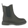 Bottines NOIR Fille Motif Uni Fermeture éclair