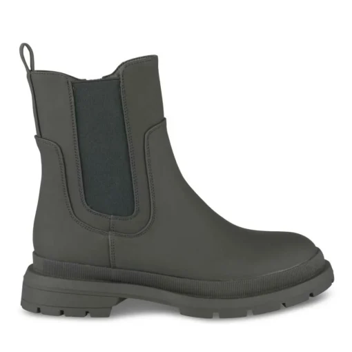 Bottines NOIR Fille Motif Uni Fermeture éclair