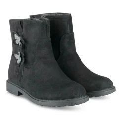 Bottines NOIR Fille Motif Paillettes Fermeture éclair