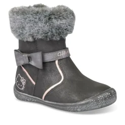 Bottines NOIR Fille Motif Uni
