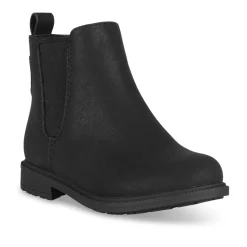 Bottines NOIR Fille Motif Uni Fermeture éclair