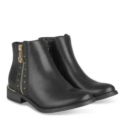 Bottines NOIR Fille Motif Clouté Fermeture éclair
