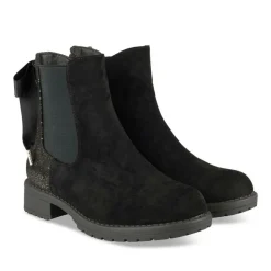Bottines NOIR Fille Motif Iridescent Fermeture éclair