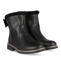 Bottines NOIR Fille Motif Uni Fermeture éclair