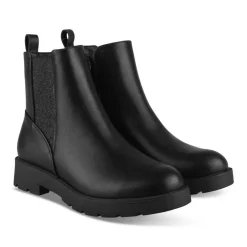 Bottines NOIR Fille Motif Paillettes Fermeture éclair