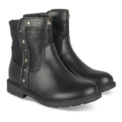 Bottines NOIR Fille Motif Clouté Fermeture éclair