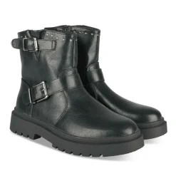 Bottines NOIR Fille Motif Clouté Fermeture éclair