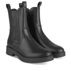 Bottines NOIR Fille Motif Iridescent Fermeture éclair