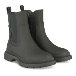 Bottines NOIR Fille Motif Uni Fermeture éclair