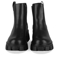 Bottines NOIR Fille Motif Uni Fermeture éclair
