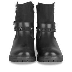 Bottines NOIR Fille Motif Perle Fermeture éclair