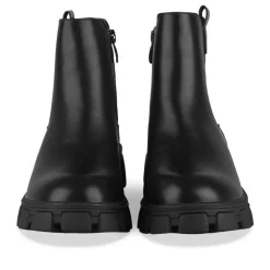 Bottines NOIR Fille Motif Uni Fermeture éclair