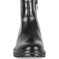 Bottines NOIR Fille Motif Uni Fermeture éclair