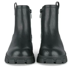 Bottines NOIR Fille Motif Uni A Enfiler