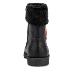 Bottines NOIR Fille Motif Uni Fermeture éclair