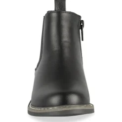 Bottines NOIR Fille Motif Uni Fermeture éclair