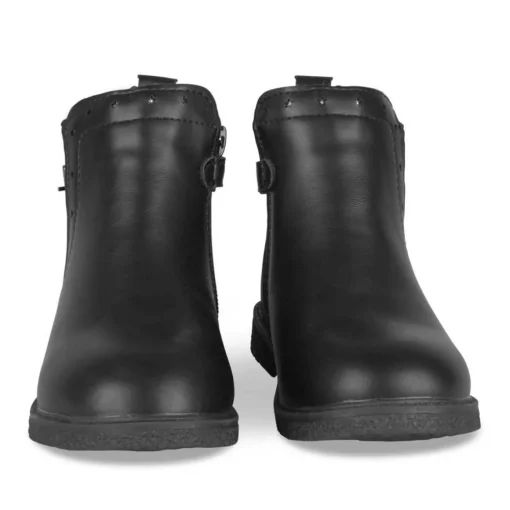 Bottines NOIR Fille Motif Paillettes Fermeture éclair