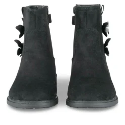 Bottines NOIR Fille Motif Paillettes Fermeture éclair