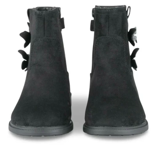 Bottines NOIR Fille Motif Paillettes Fermeture éclair