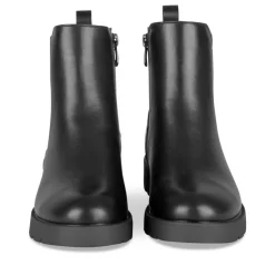 Bottines NOIR Fille Motif Uni Fermeture éclair