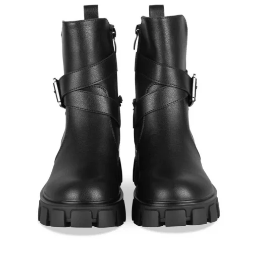 Bottines NOIR Fille Motif Chaîne Fermeture éclair