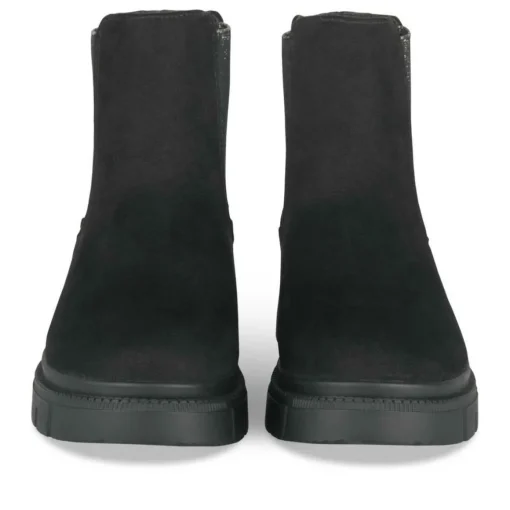 Bottines NOIR Fille Motif Uni A Enfiler