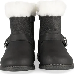 Bottines NOIR Fille Motif Paillettes Fermeture éclair