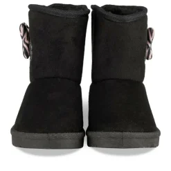 Bottines NOIR Fille Motif Paillettes A Enfiler