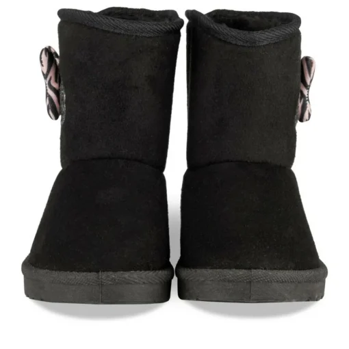 Bottines NOIR Fille Motif Paillettes A Enfiler