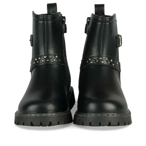 Bottines NOIR Fille Motif Paillettes Fermeture éclair