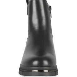 Bottines NOIR Fille Motif Uni A Enfiler