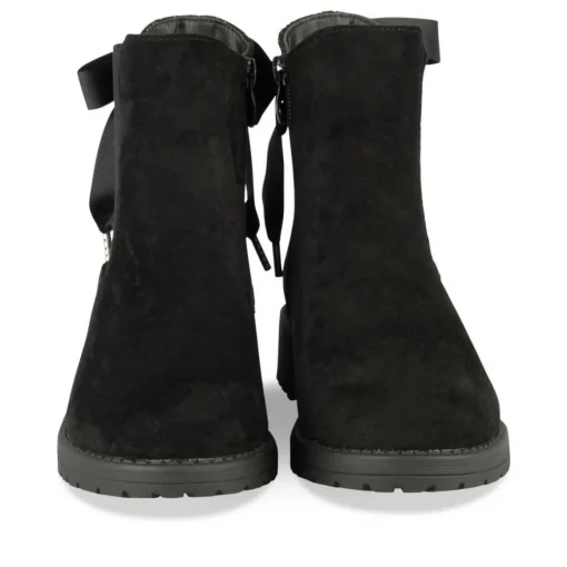 Bottines NOIR Fille Motif Iridescent Fermeture éclair