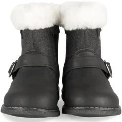 Bottines NOIR Fille Motif Paillettes Fermeture éclair