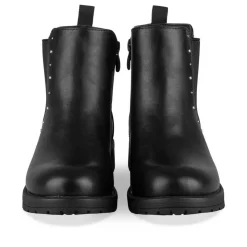 Bottines NOIR Fille Motif Clouté Fermeture éclair
