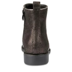 Bottines NOIR Fille Motif Uni Fermeture éclair
