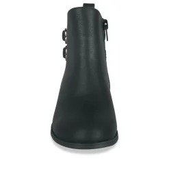 Bottines NOIR Fille Motif Uni Fermeture éclair