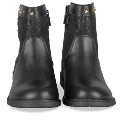 Bottines NOIR Fille Motif Clouté Fermeture éclair