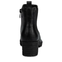 Bottines NOIR Fille Motif Uni Fermeture éclair