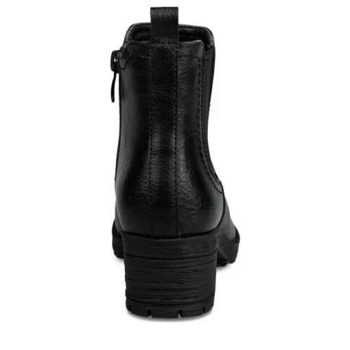 Bottines NOIR Fille Motif Uni Fermeture éclair