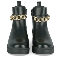 Bottines NOIR Fille Motif Chaîne Fermeture éclair