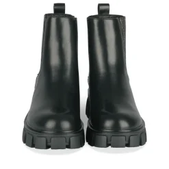 Bottines NOIR Fille Motif Uni Fermeture éclair