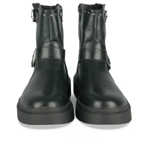 Bottines NOIR Fille Motif Clouté Fermeture éclair