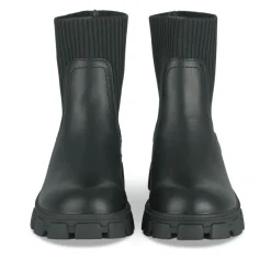 Bottines NOIR Fille Motif Uni A Enfiler
