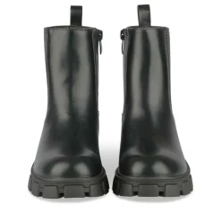 Bottines NOIR Fille Motif Paillettes Fermeture éclair