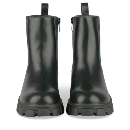 Bottines NOIR Fille Motif Paillettes Fermeture éclair