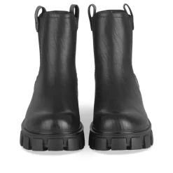 Bottines NOIR Fille Motif Uni A Enfiler